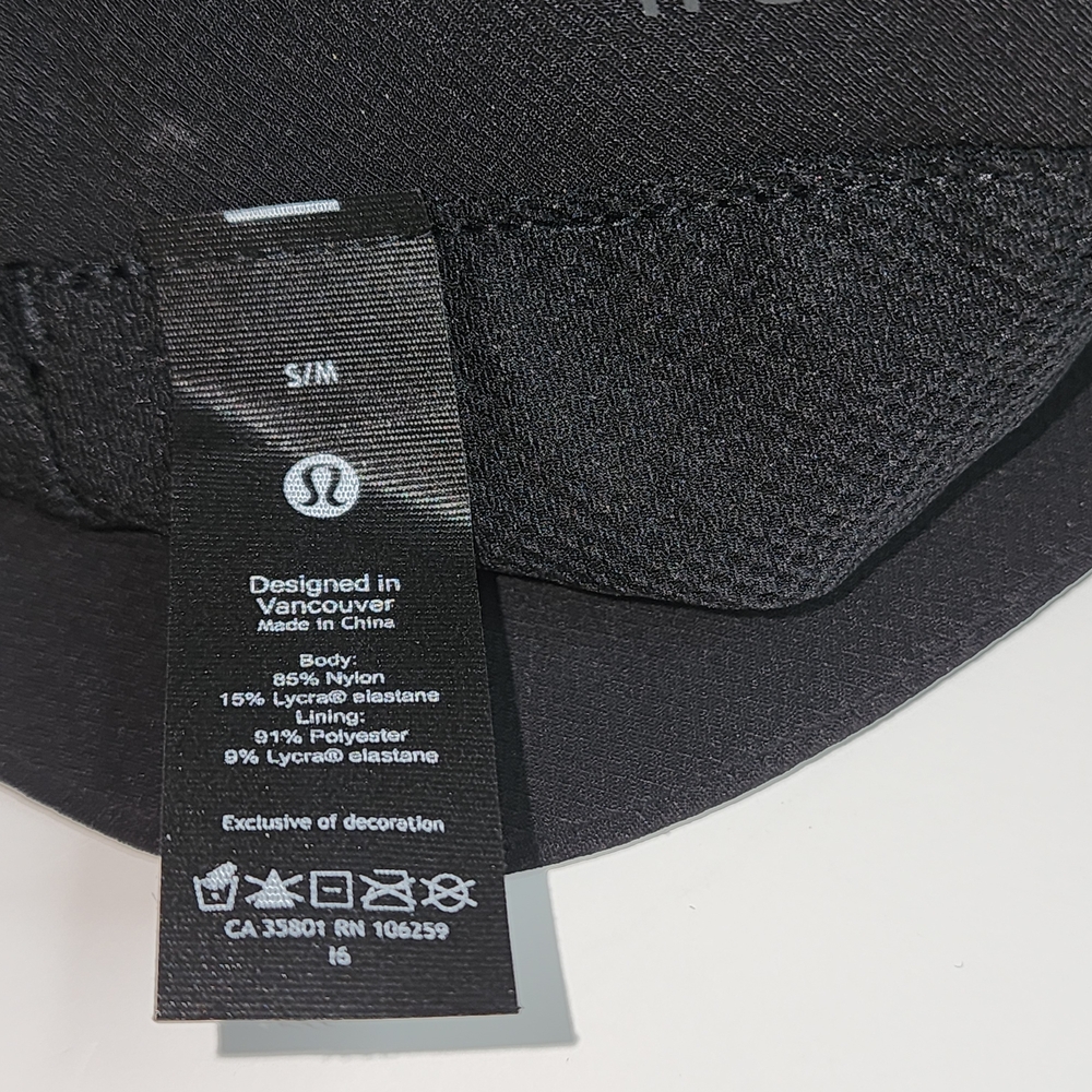 Lululemon Athletica Black Women's Cap With Lululemon Shopping Bag - Picture 9 of 10